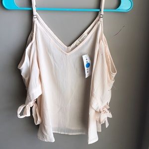 pacsun cold shoulder top